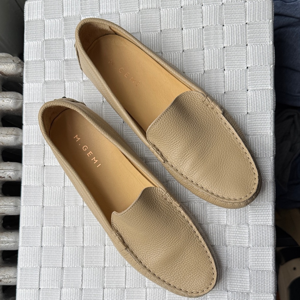 M. Gemi taupe driving Mocs Women EU size 41